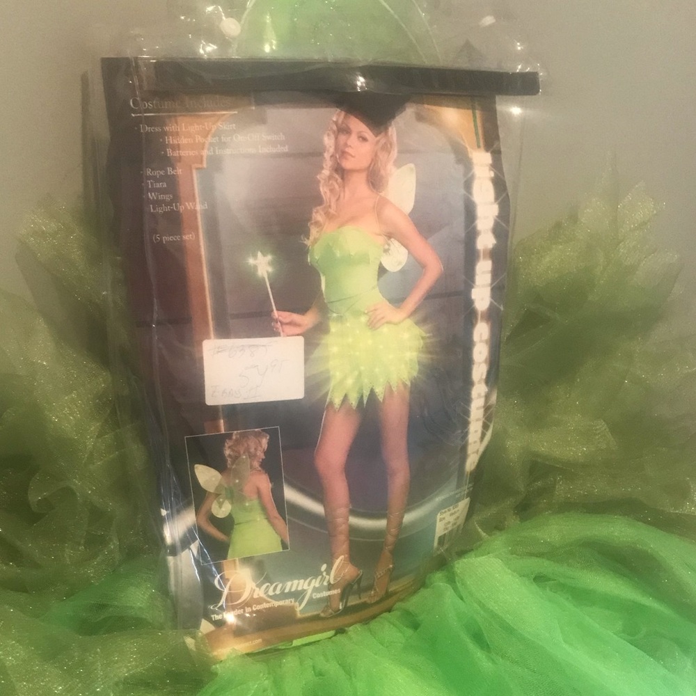 Tinkerbell Light Up Halloween Costume - SMALL